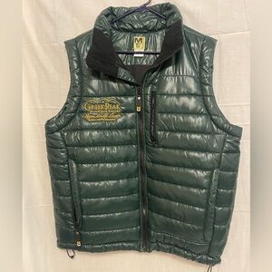 Green Men's Puffer Ski Vest XL